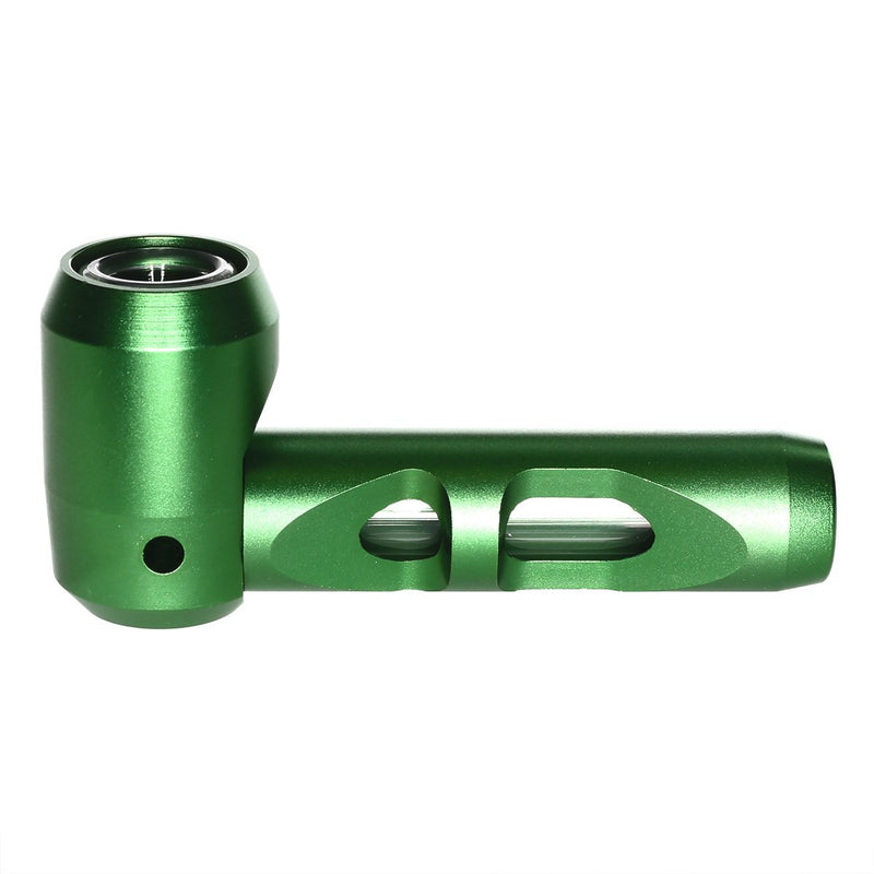 Glass and Metal Hybrid Pocket Hand Pipe.