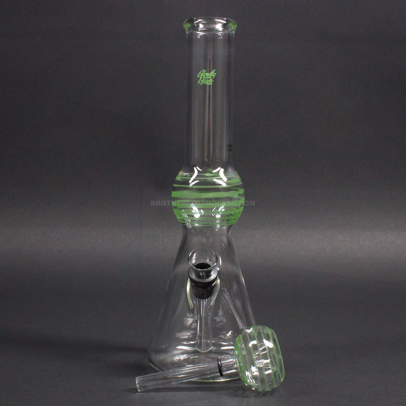 Glowfly Glass 10 In Wrapped Beaker to Bubble Bong.