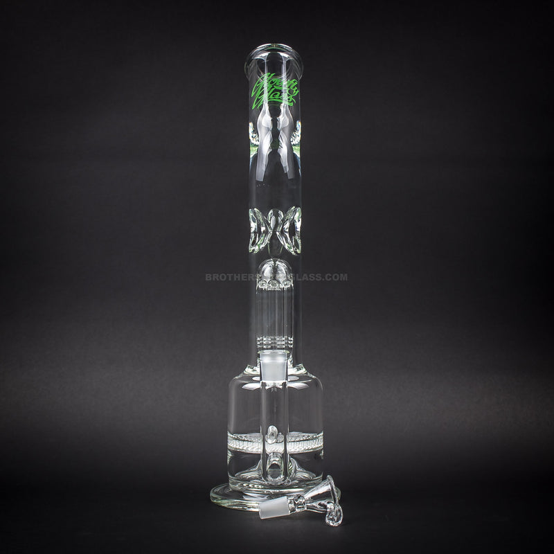 Glowfly Glass 16 In Disc To Tree Bent Neck Bong.