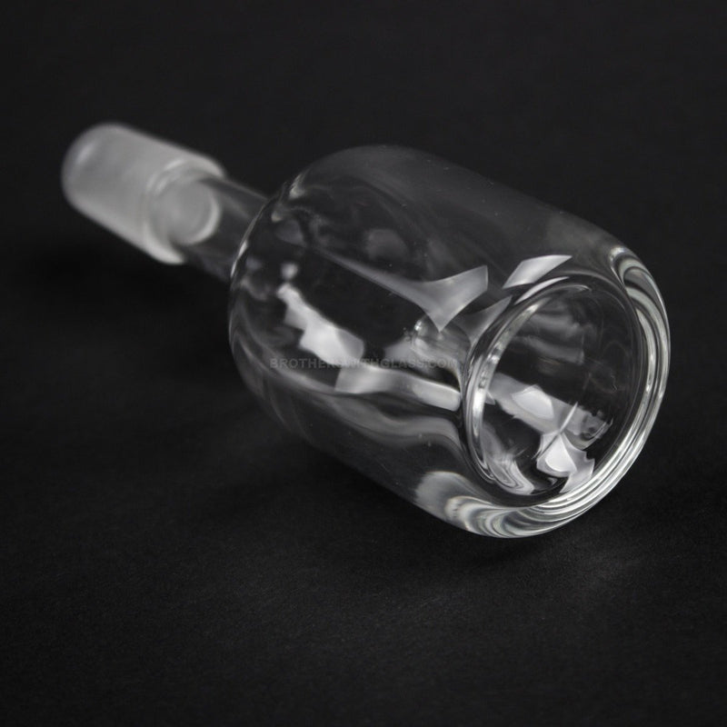 Glowfly Glass 9 In Bent Neck Bubble Bottom Bong - 14mm.