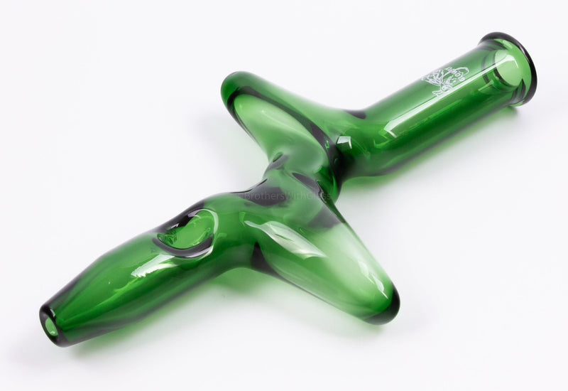 Glowfly Glass Full Color Zig Zag 8 In Steamroller Hand Pipe.