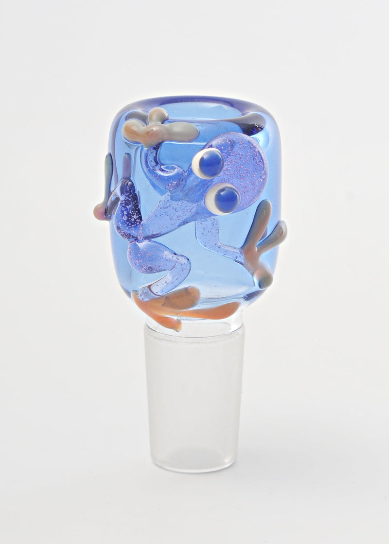 Goo Roo Designs 14mm Heady Critter Slide Brothers with Glass