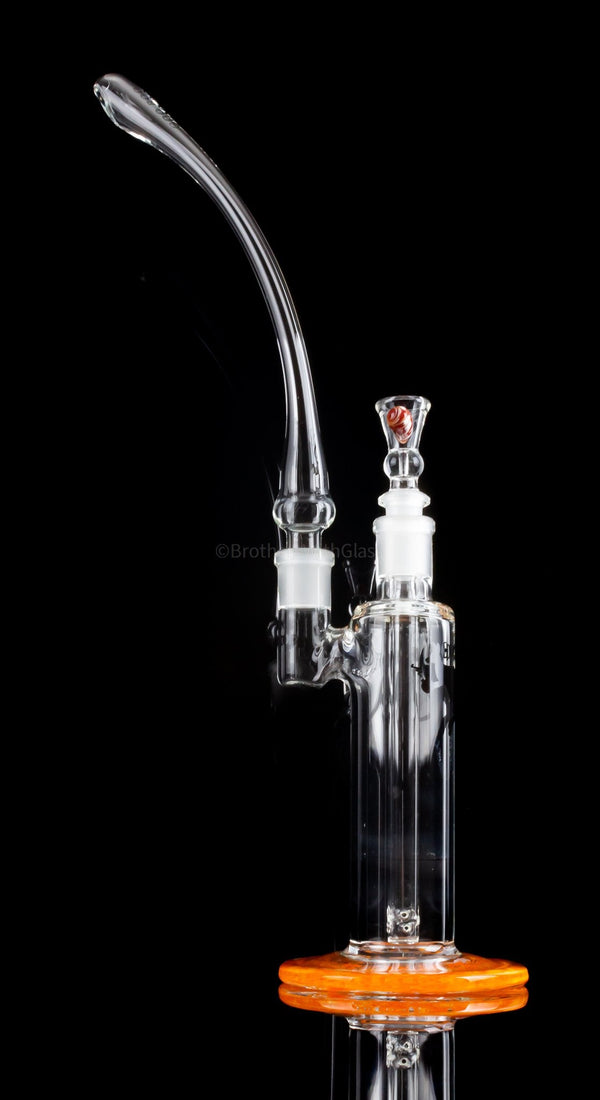 Goo Roo Designs 3 Piece Bubbler With Frit Color Accents.