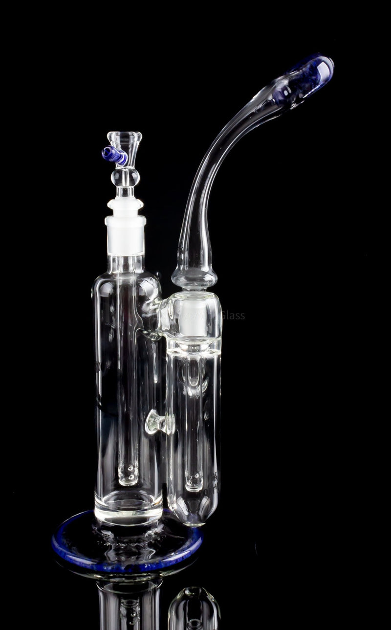 Goo Roo Designs 3 Piece Double Bubbler With Color Accents.