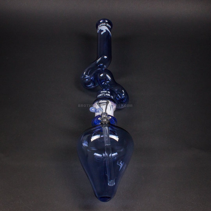 Goo Roo Designs 38mm Color Raked Tater Tot Lean Back Bong Grommeted.