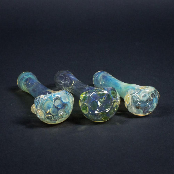 Goo Roo Designs Fumed Hand Pipe With UV Accents.