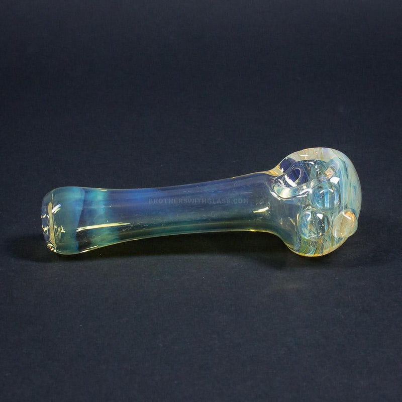 Goo Roo Designs Fumed Hand Pipe With UV Accents.