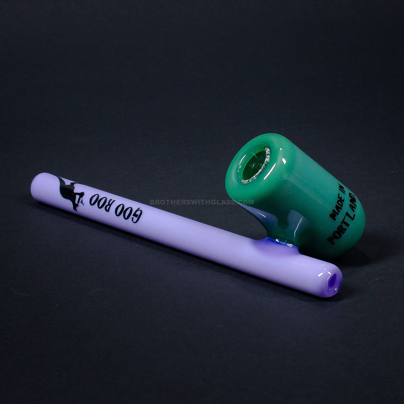 Goo Roo Designs Sidecar Steamroller Hand Pipe with Screen Bowl.
