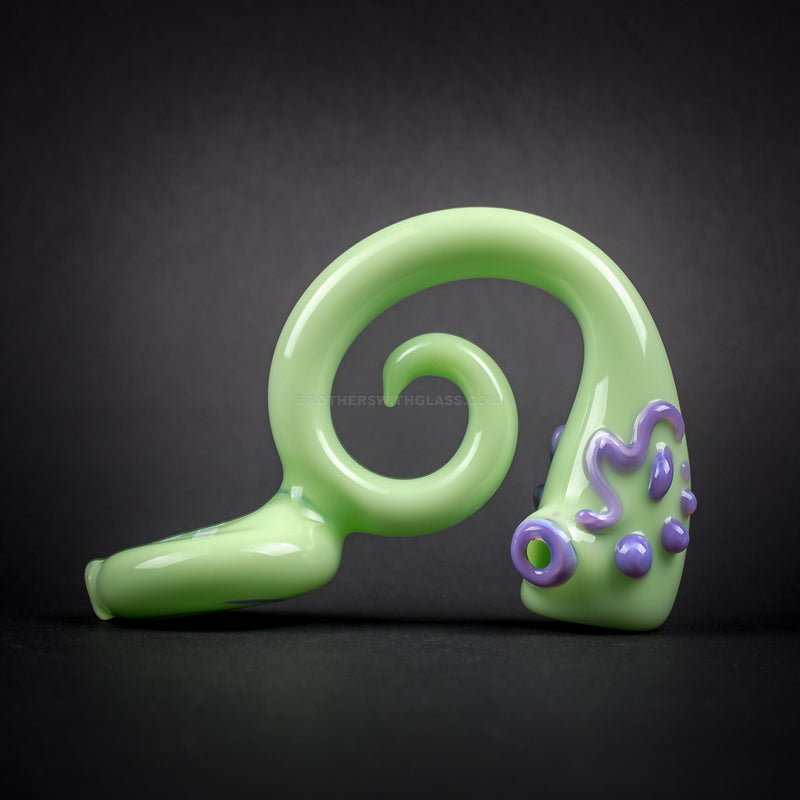 Goo Roo Designs Slyme With Purple Sherlock Hand Pipe.