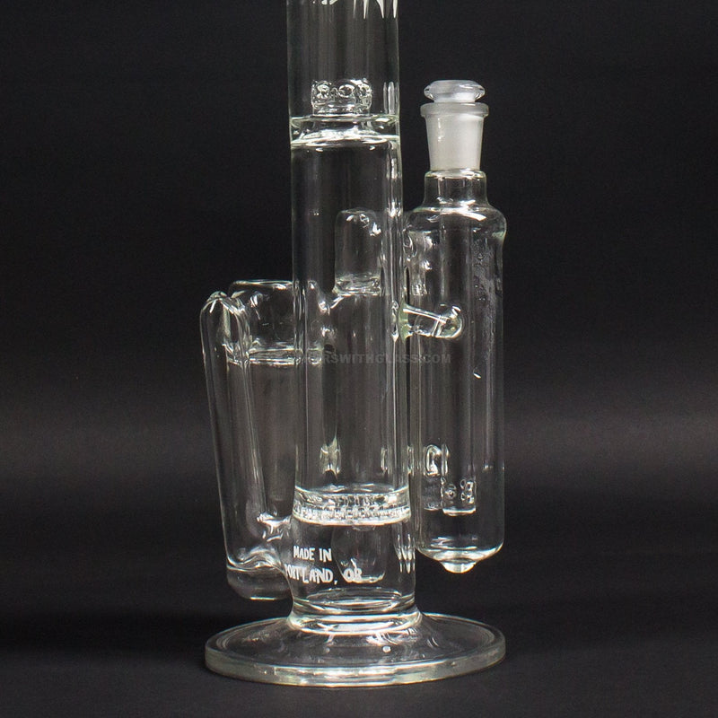 Goo Roo Designs Straight Triple Ashcatcher To Disc to Dome Bong.