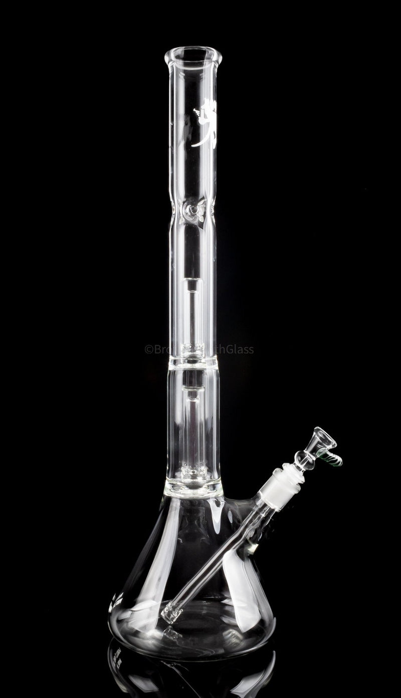 Goo Roo Designs Tall Double Dome Perc Beaker Bong.