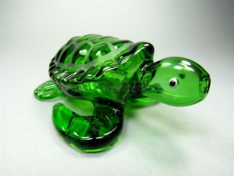 Green Sea Turtle Glass Pipe.