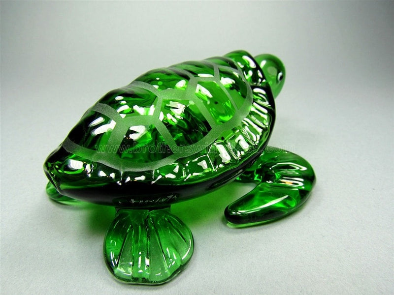 Green Sea Turtle Glass Pipe.