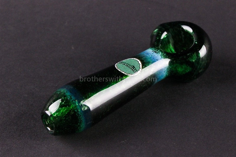 Greenlite Glass Green Frit Fade Hand Pipe.