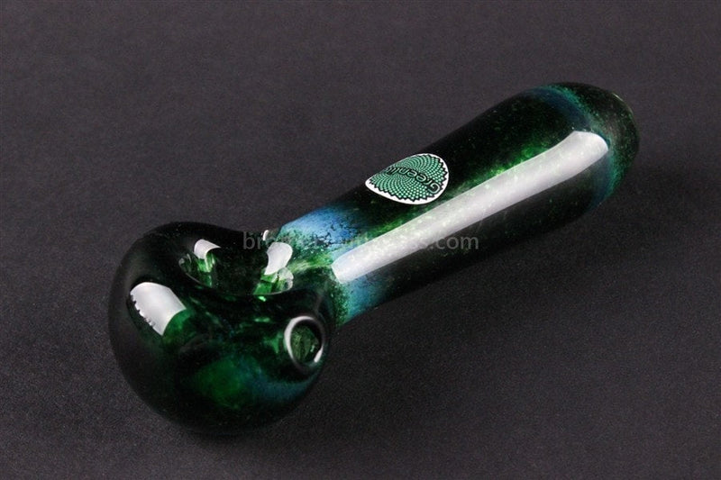 Greenlite Glass Green Frit Fade Hand Pipe.