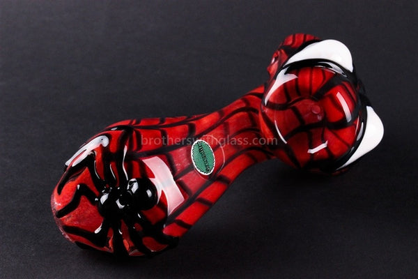 Greenlite Glass Spiderman Sherlock Hand Pipe.