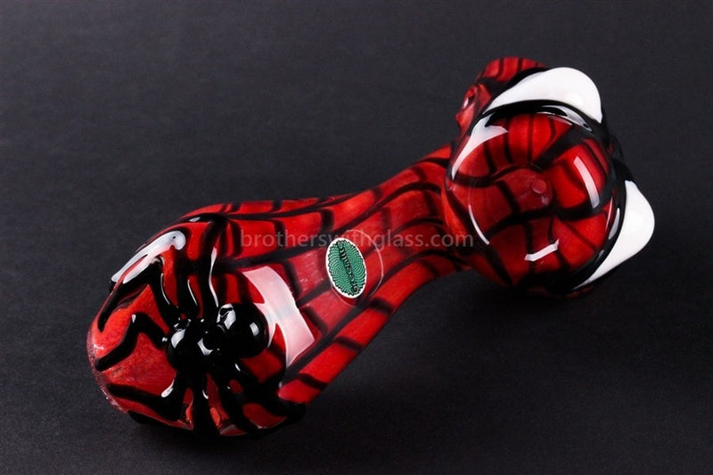 Greenlite Glass Spiderman Sherlock Hand Pipe.