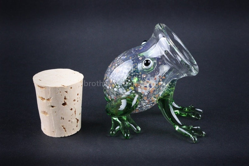 Heady Glass Random Color Stash Jar - Frog.