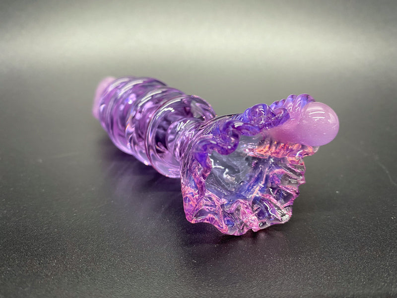 Hilltree Glass Clambake Chillum Hand Pipe Brothers with Glass