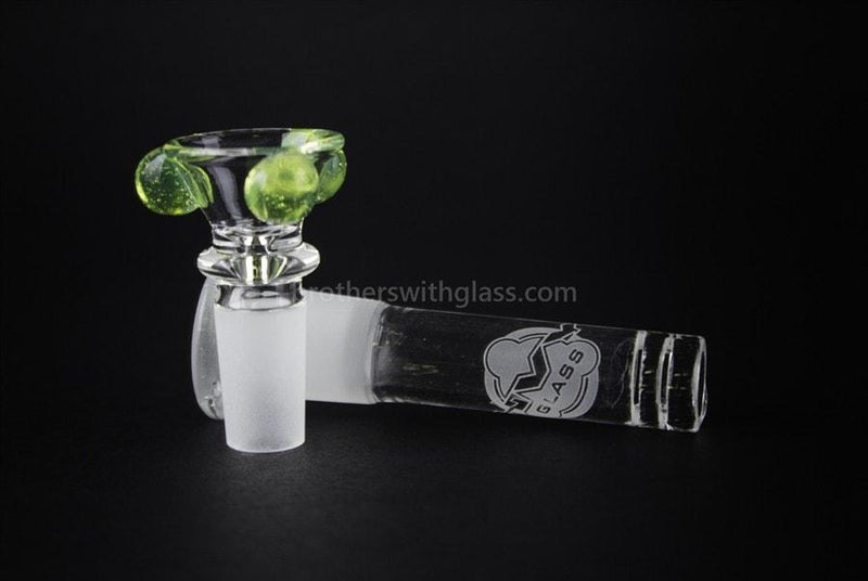 HVY Glass 10 In Color Wrap Straight Bong - Slyme.