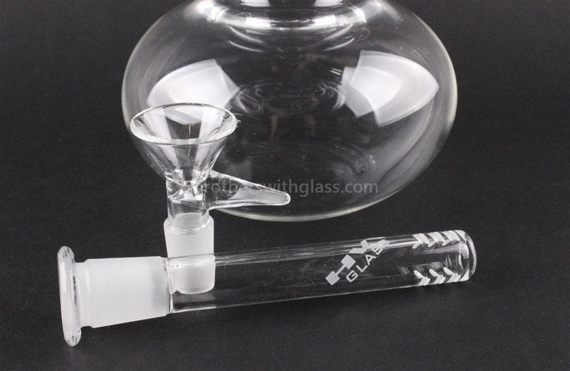 HVY Glass 10 In Double Bubble Bottom Bong.