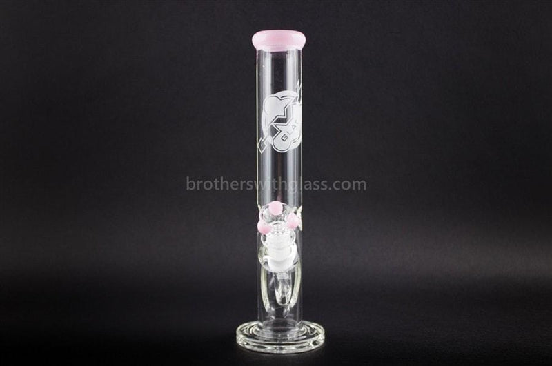 HVY Glass 10 Inch Straight Bong - Pink.