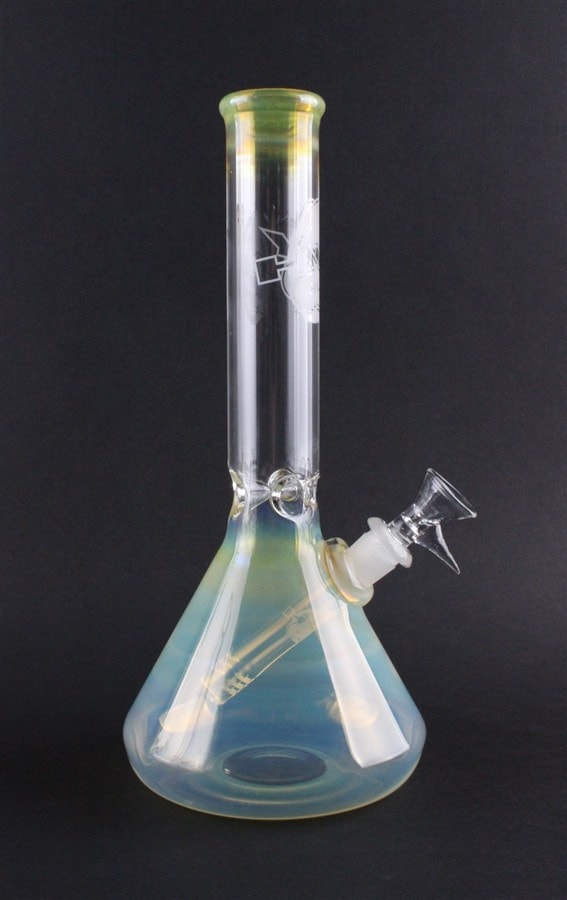 HVY Glass 11 In Beaker Bong - Fumed.