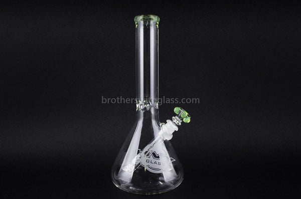 HVY Glass 11 in Beaker Water Pipe - Slyme.