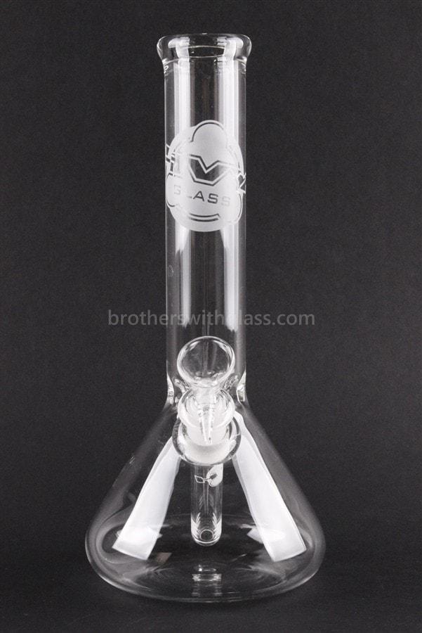 HVY Glass 11 in Simple Beaker Bong - Clear.