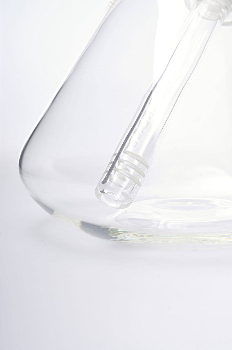 HVY Glass 11 in Simple Beaker Bong - Clear HVY Glass