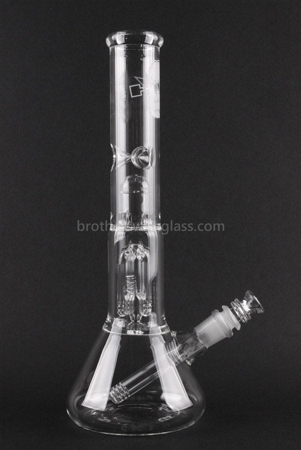 HVY Glass 14 in Beaker 4 Tree Arm Water Pipe.