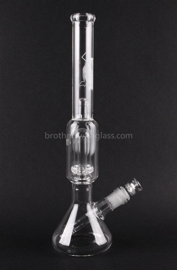 HVY Glass 16 in Beaker UFO Double Perc Bong.