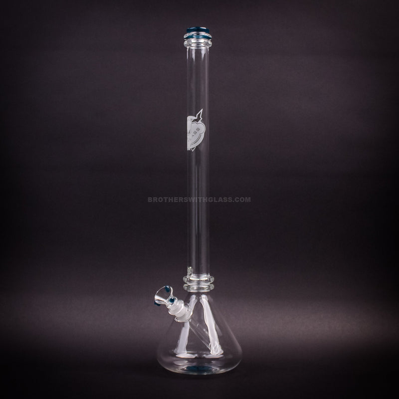 HVY Glass 18 In Tall Double Maria Beaker Bong - Color Variations.