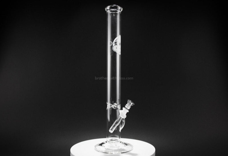 HVY Glass 20 Inch Straight Water Pipe.