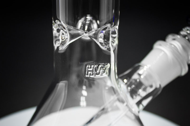 HVY Glass 50mm Large Joint and Wide Mouth Beaker Water Pipe - Blue.