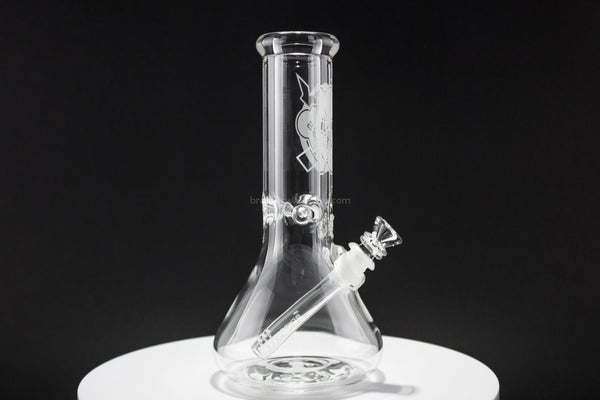 HVY Glass 9 mm Thick Beaker Bong - 10 In.