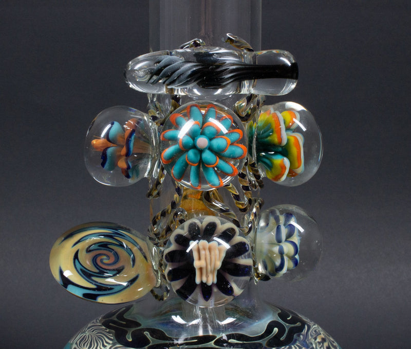 HVY Glass Atlas Bubble Bottom 14mm Grommeted OG Bong.