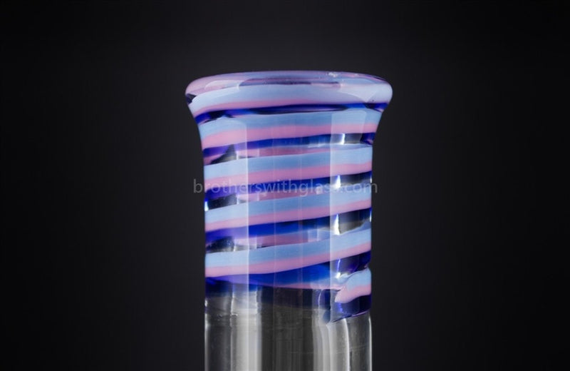 HVY Glass Color Striped Beaker Water Pipe - Spring Time.