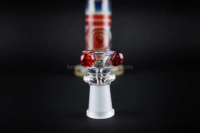 HVY Glass Colored Bent Neck Mini Can Dab Rig.