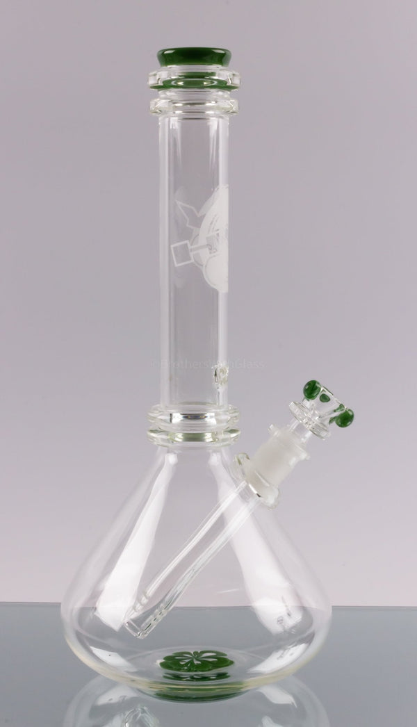 HVY Glass Double Maria Beaker Bong - Green.