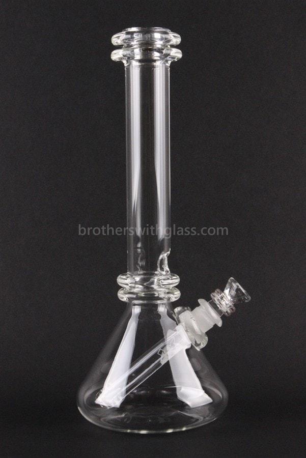 HVY Glass Double Maria Beaker Bottom Bong - Clear.