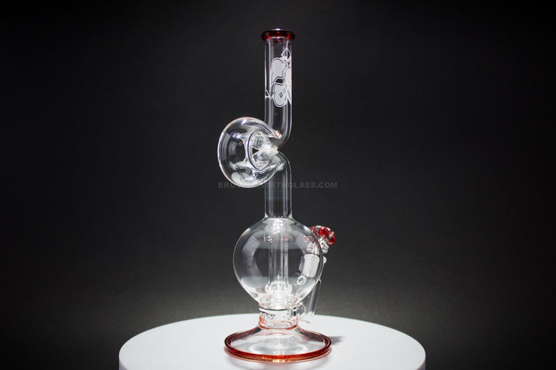 HVY Glass Loop Neck Color Wrap Showerhead Water Pipe.