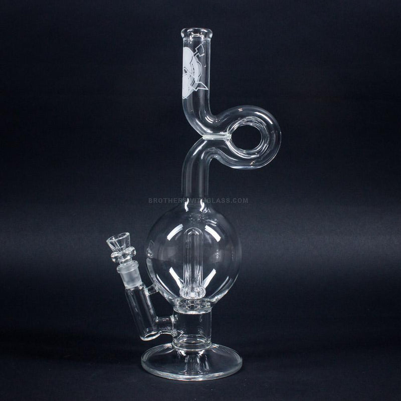 HVY Glass Loop Neck Color Wrap Showerhead Water Pipe.