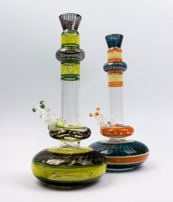 HVY Glass Mini Genie Double Bubble Water Pipe.