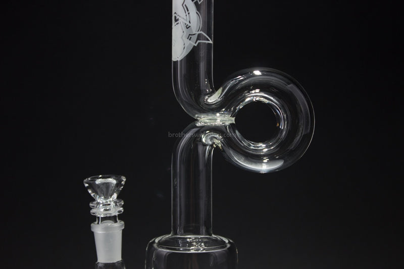 HVY Glass Showerhead Bent Neck Water Pipe.