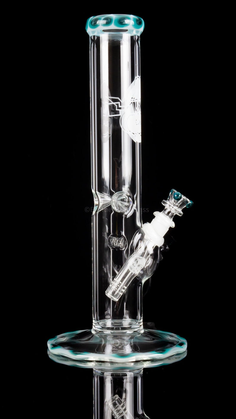 HVY Glass Straight Worked Color Dots Bong - 14mm.