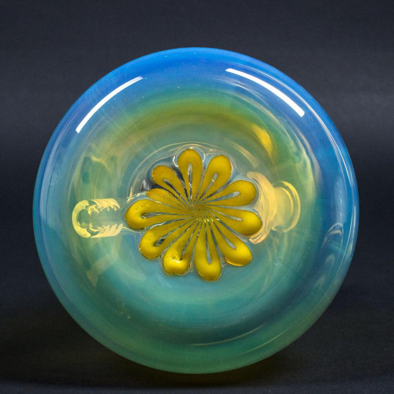 HVY Glass Worked and Fumed Beaker Bong - Yellow.