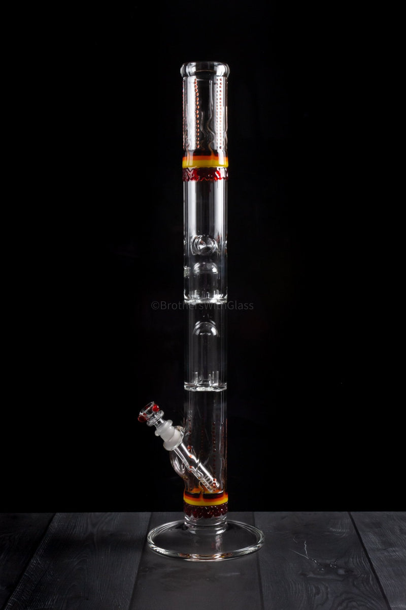HVY Glass Worked Dome Perc Straight Water Pipe.
