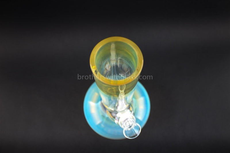 HVY Glass WRKD Mini Bubble Bottom Fumed Water Pipe.