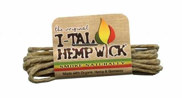 I-Tal Natural Hemp Wick with Organic Beeswax - Small.